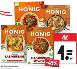 Jumbo Alle Honig maaltijdmixen aanbieding