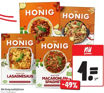 Jumbo Alle Honig maaltijdmixen aanbieding