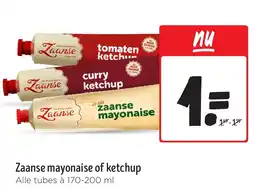 Jumbo Zaanse mayonaise of ketchup aanbieding