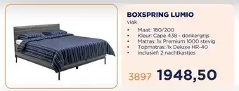 TotaalBED BOXSPRING OSTLAND aanbieding