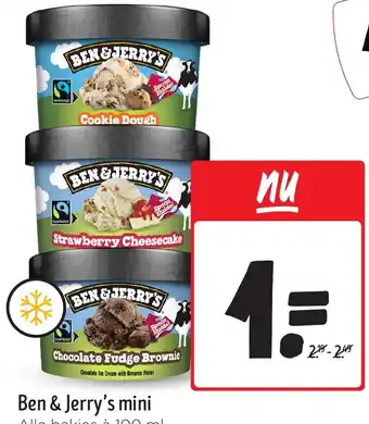Jumbo Ben & Jerry's mini aanbieding