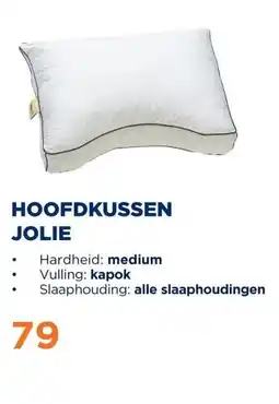 TotaalBED Hoofdkussen Jolie | Kapok aanbieding