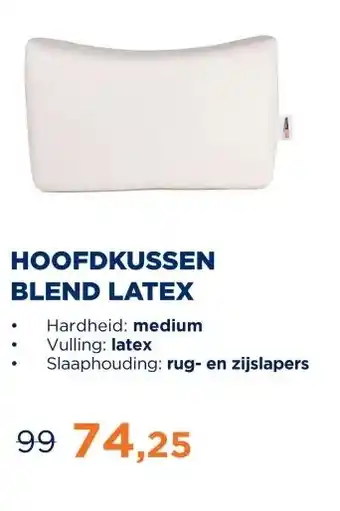 TotaalBED Hoofdkussen Blend Latex | 12 cm aanbieding