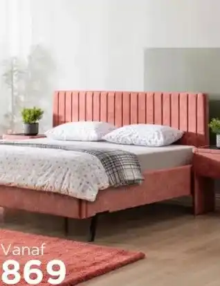 Bed Ardenne | 140 x 200 cm | Adore 400, roze