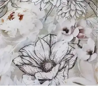 TotaalBED Dekbedovertrek Flourisch Sand aanbieding