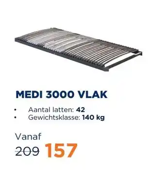 TotaalBED Lattenbodem Medi 3000 vlak aanbieding