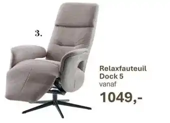 IN.HOUSE Relaxfauteuil Dock 5 aanbieding