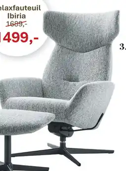 IN.HOUSE Relaxfauteuil Ibiria aanbieding