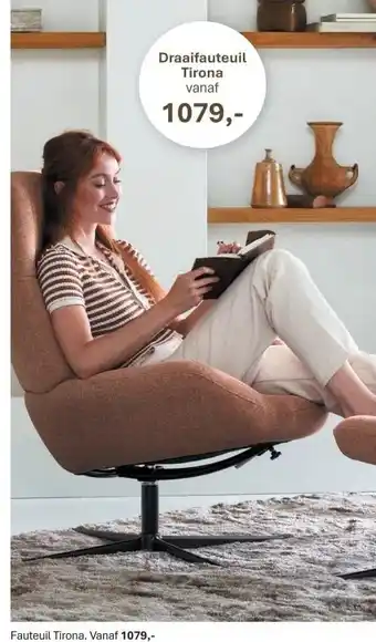 IN.HOUSE Draaifauteuil Tirona aanbieding