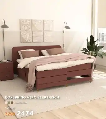 TotaalBED Boxspring Aspo elektrisch aanbieding