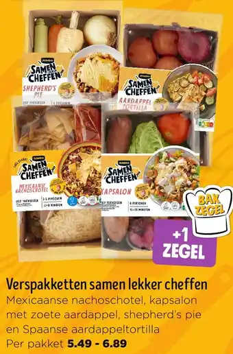 Jumbo Verspakketten samen lekker cheffen aanbieding