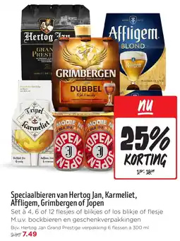 Jumbo Speciaalbieren van Hertog Jan, Karmeliet, Affligem, Grimbergen of Jopen aanbieding