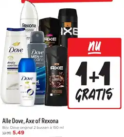 Jumbo Alle Dove, Axe of Rexona aanbieding
