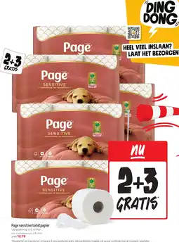 Jumbo Page sensitive toiletpapier aanbieding