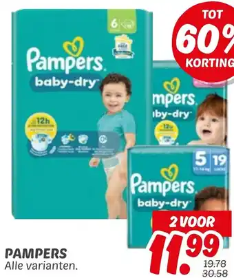 Dekamarkt Pampers aanbieding