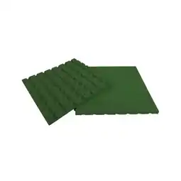 Praxis Rubberen Valtegel - Groen - 50x50 cm - 25 mm aanbieding