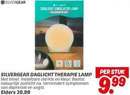 Dekamarkt Silvergear daglicht therapie lamp aanbieding