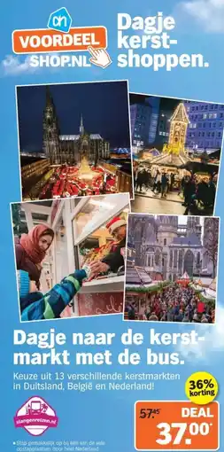 Albert Heijn Dagje naar de kerstmarkt met de bus. aanbieding