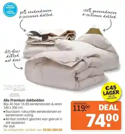 Albert Heijn Alle Premium dekbedden aanbieding