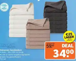 Albert Heijn Katoenen handdoeken aanbieding