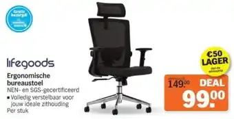 Albert Heijn Lifegoods Ergonomische bureaustoel aanbieding