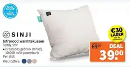 Albert Heijn Sinji Infrarood warmtekussen aanbieding