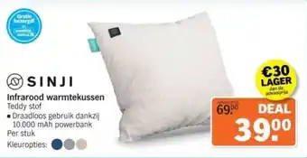 Albert Heijn Sinji Infrarood warmtekussen aanbieding