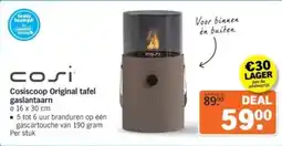 Albert Heijn Cosi Cosiscoop Original tafel gaslantaarn aanbieding