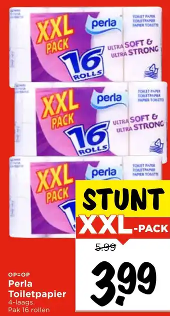 Vomar Voordeelmarkt Perla Toiletpapier aanbieding