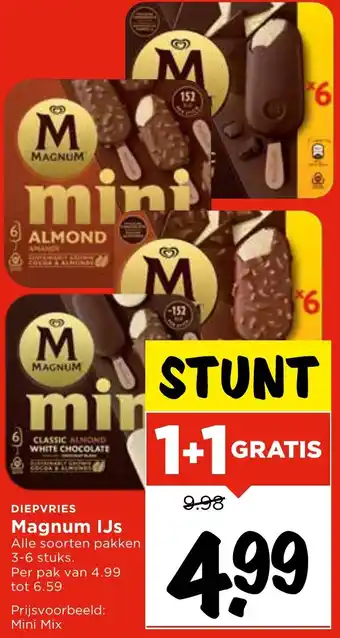 Vomar Voordeelmarkt Magnum IJs aanbieding