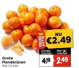 Vomar Voordeelmarkt Grote Mandarijnen aanbieding