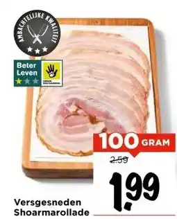 Vomar Voordeelmarkt Versgesneden Shoarmarollade aanbieding