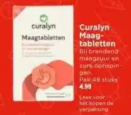 Vomar Voordeelmarkt Curalyn Maagtabletten aanbieding