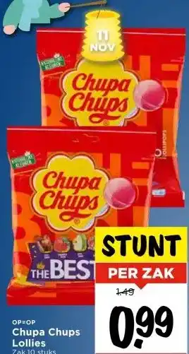 Vomar Voordeelmarkt Chupa Chups Lollies aanbieding
