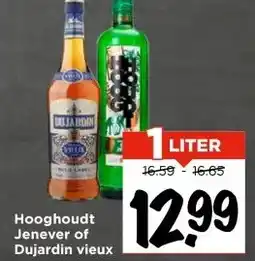 Vomar Voordeelmarkt Hooghoudt Jenever of Dujardin vieux aanbieding