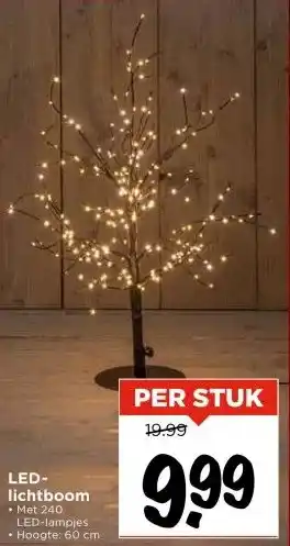 Vomar Voordeelmarkt LED- lichtboom aanbieding