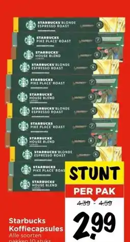 Vomar Voordeelmarkt Starbucks Koffiecapsules aanbieding