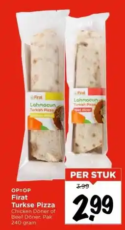 Vomar Voordeelmarkt Firat Turkse Pizza aanbieding