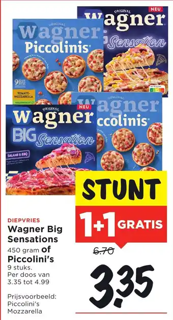 Vomar Voordeelmarkt Wagner Big Sensations of Piccolini's aanbieding