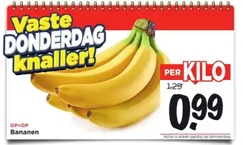 Vomar Voordeelmarkt Bananen aanbieding