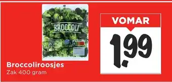Vomar Voordeelmarkt Broccoliroosjes aanbieding