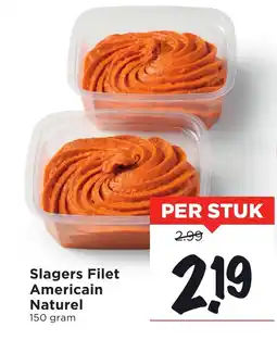 Vomar Voordeelmarkt Slagers Filet Americain Naturel aanbieding