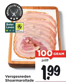 Vomar Voordeelmarkt Versgesneden Shoarmarollade aanbieding