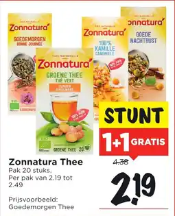 Vomar Voordeelmarkt Zonnatura Thee aanbieding