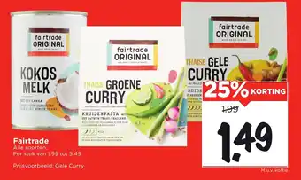 Vomar Voordeelmarkt Fairtrade aanbieding