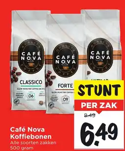 Vomar Voordeelmarkt Café Nova Koffiebonen aanbieding