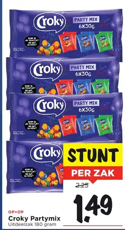 Vomar Voordeelmarkt Croky Partymix aanbieding