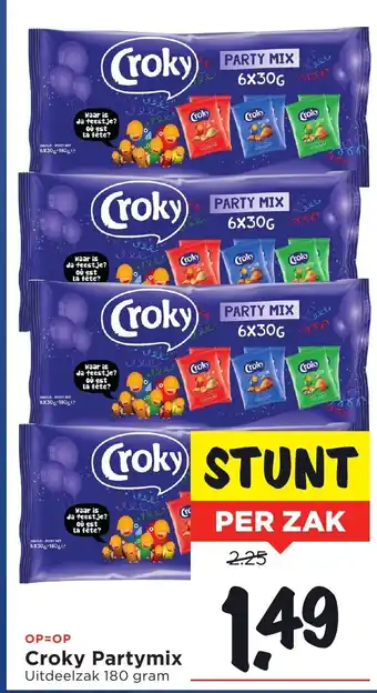 Vomar Voordeelmarkt Croky Partymix aanbieding