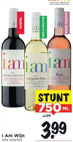 Vomar Voordeelmarkt I Am Wijn aanbieding