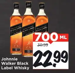 Vomar Voordeelmarkt Walker Black Label Whisky aanbieding